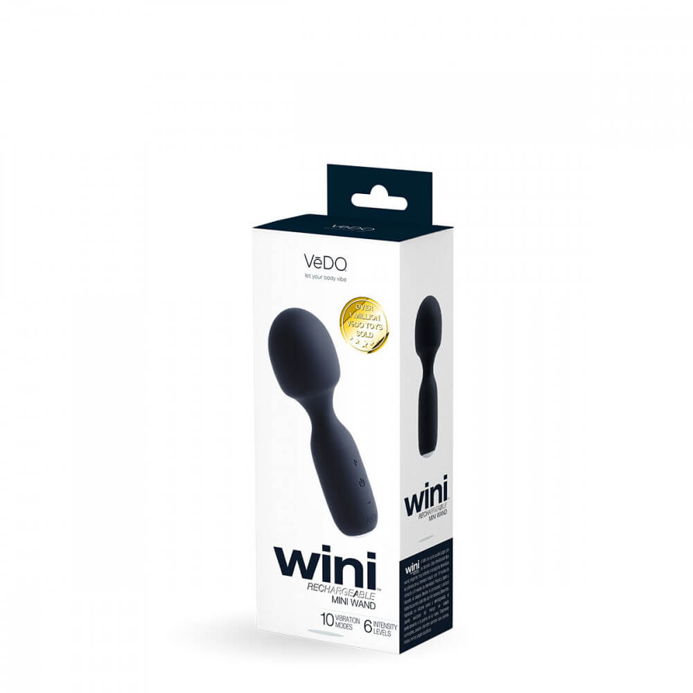 Mini Wand Sextoy Black