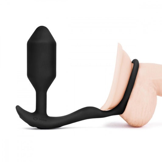 B-vibe Vibrating Butt Plug Penis Ring