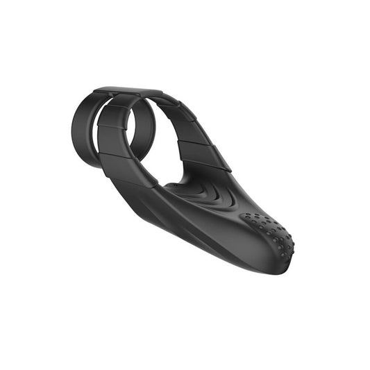 Forto Cock Ring Vibrator Black