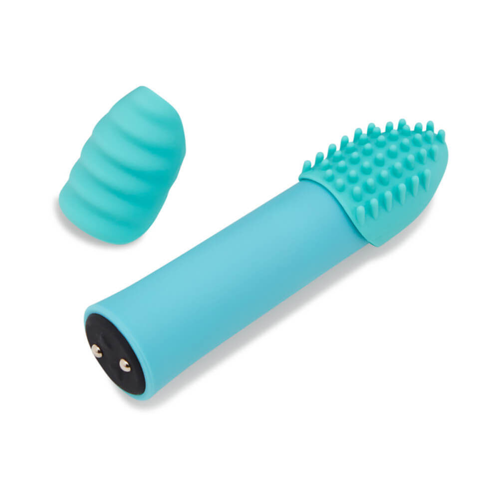 Point Plus 20 Function Bullet Vibrator with Sleeves Honey Vibes Point Plus 20 Function Bullet Vibrator with Sleeves Honey Vibes