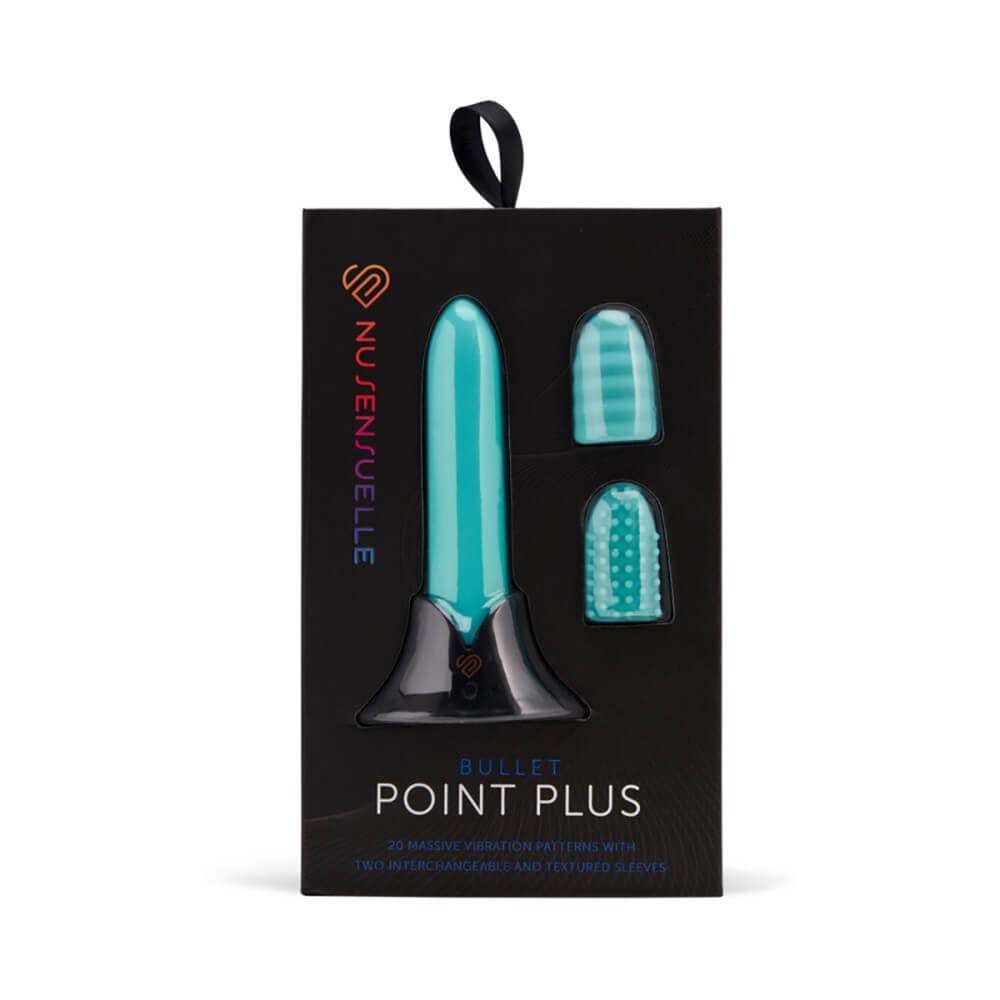 Point Plus 20 Function Bullet Vibrator with Sleeves Honey Vibes Point Plus 20 Function Bullet Vibrator with Sleeves Honey Vibes
