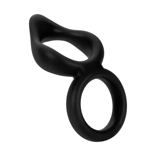 Double Cock Ring Forto Penis Ring Sex Toy Black